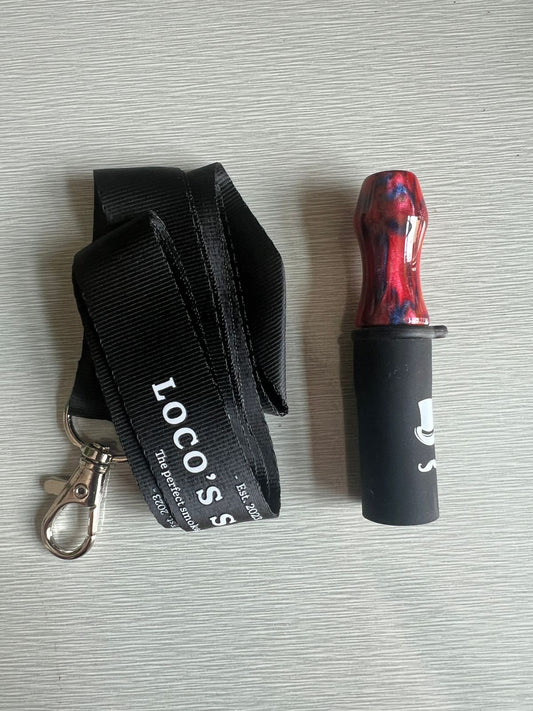 Loco's Shisha Resin Handle with Lanyard